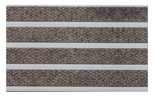 Full product image of Natural Beige Superguard inserts in Silver ARCHIMAT aluminium architectural matting - Made to Measure