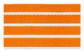 Full product image of Orange Superguard inserts in Silver ARCHIMAT aluminium architectural matting - Made to Measure