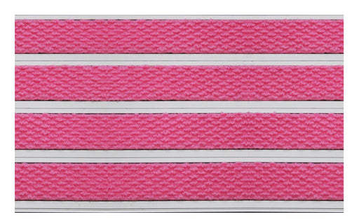 Full product image of Pink Superguard inserts in Silver ARCHIMAT aluminium architectural matting - Made to Measure