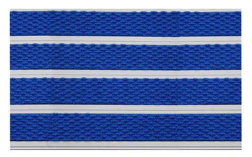 Full product image of Royal Blue Superguard inserts in Silver ARCHIMAT aluminium architectural matting - Made to Measure