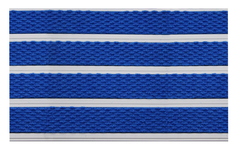 Full product image of Royal Blue Superguard inserts in Silver ARCHIMAT aluminium architectural matting - Made to Measure
