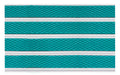 Full product image of Turquoise Superguard inserts in Silver ARCHIMAT aluminium architectural matting - Made to Measure
