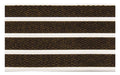 Full product image of Walnut Superguard inserts in Silver ARCHIMAT aluminium architectural matting - Made to Measure