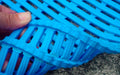 Insitu image of the blue safety grip solid mat that is made to measure