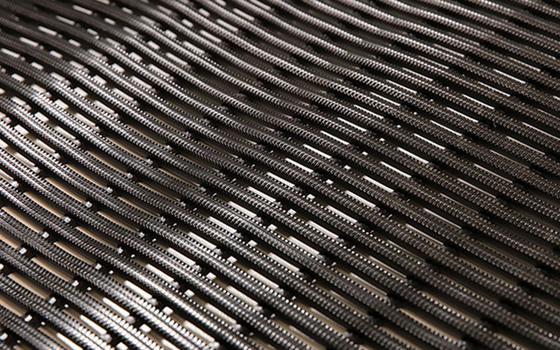 Close up product image of Made to Measure, black PVC Safety Grip Tubular Mat