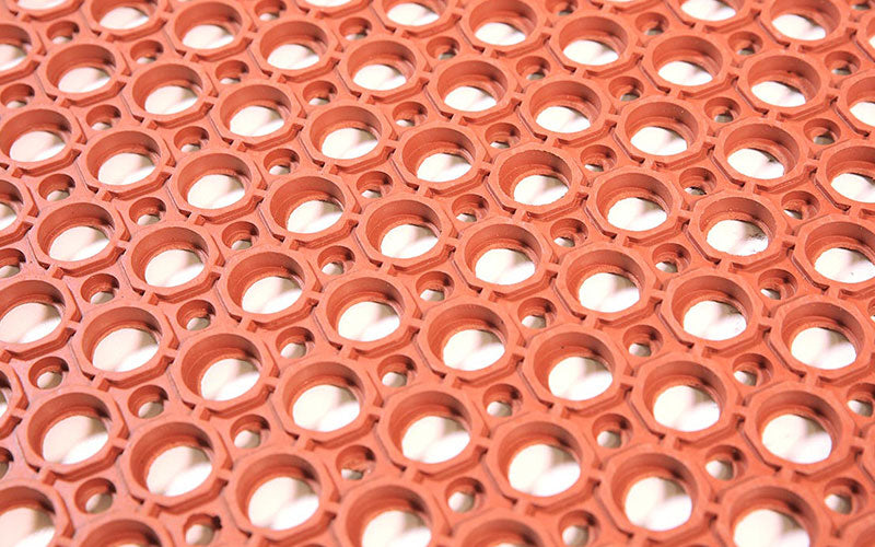 Close up product image of Terracotta, Nitrile Rubber Safewalk Premium Mat