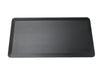 Full product image of the black Sit Stand Desk Mat, a 500mm x 1000mm cushioned anti-fatigue mat for standing desks