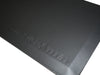 Corner image of the black Sit Stand Desk Mat showing its cushioned profile and anti-trip bevelled edge