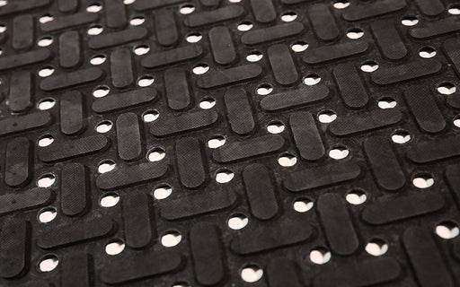Close up product image of black Soft-n-Safe Rubber Anti-fatigue mat
