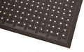 Corner product image of black Soft-n-Safe Rubber Anti-fatigue mat