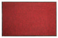 Full product image of red, polypropylene Tough Rib Mat made for commercial and residential entrances