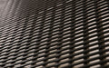Close up product image of made to measure, black Tubular PVC Matting