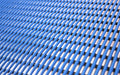 Close up product image of blue, Tubular PVC Matting