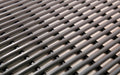 Close up product image of made to measure, grey Tubular PVC Matting