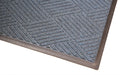 Corner product image of bluestone, polypropylene Waterhog Eco Premier Mat made for commercial and residential entrances