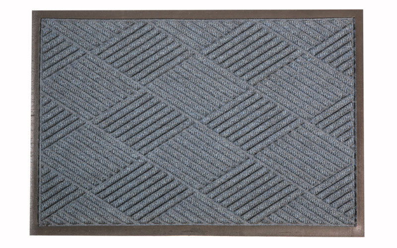 Full product image of bluestone, polypropylene Waterhog Eco Premier Mat made for commercial and residential entrances