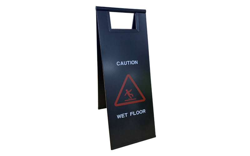 Full image of Wet Floor Sign in Black