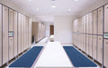 Insitu product image of blue Wet Step Mat in locker room