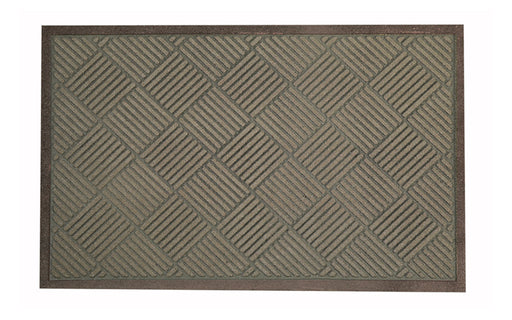 Full product image of the chestnut cleanscrape entrance mat which hides dirt and effectively cleans shoes.