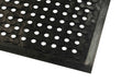 Corner image of the low profile edging and grease resistant rubber material