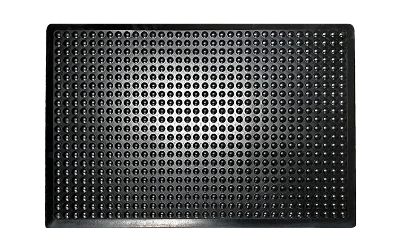 Full product image of the black supreme comfort anti-fatigue mat. The Mat Group AUS,