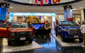 Insitu image of the Promodek used in a shopping centre display.