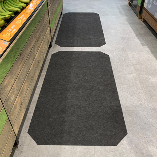 Image of Smartgrip mat in fresh fruit area in supermarket