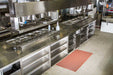 Insitu product image of Terracotta, Nitrile Rubber Safewalk Premium Mat in commercial kitchen