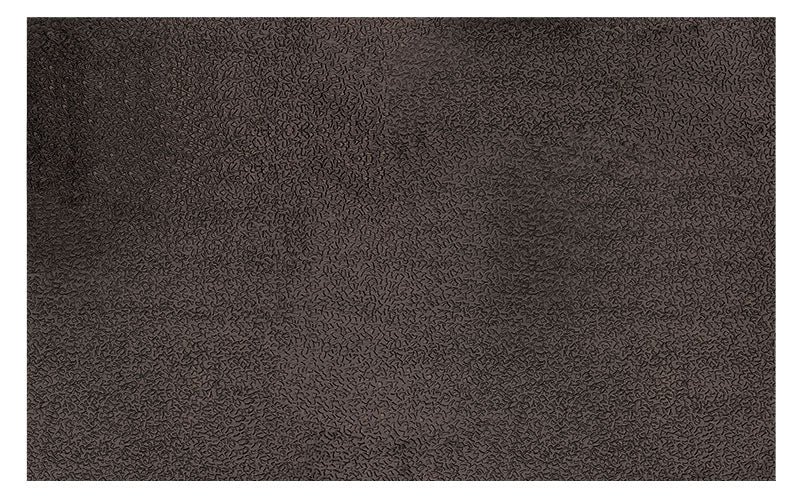 Full product image of black rubber stable mat with bark surface
