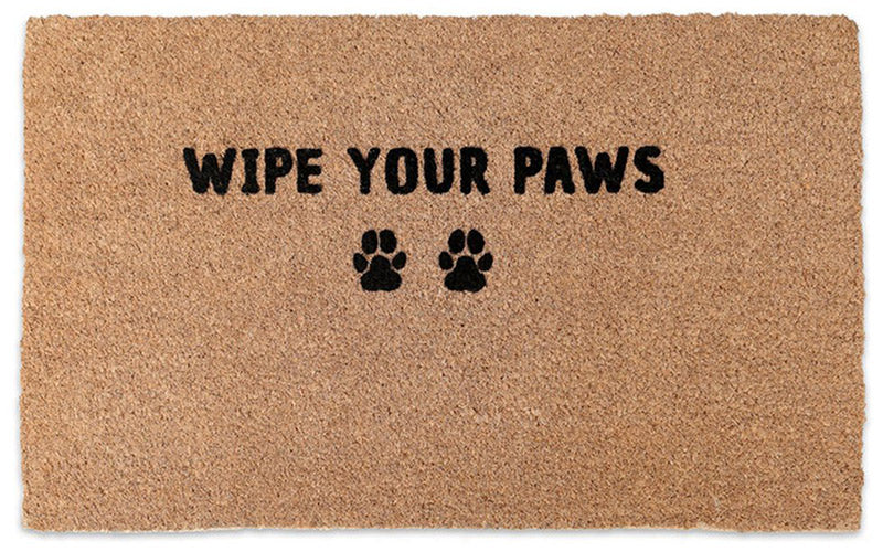 Wipe Your Paws Doormat Embossed — The Mat Group AUS